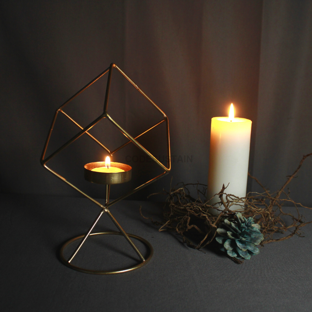 Tea Light Holder Golden