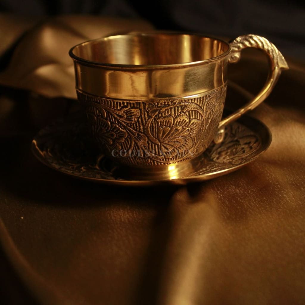 Gold Brass Tea Set | Coffee Beverage