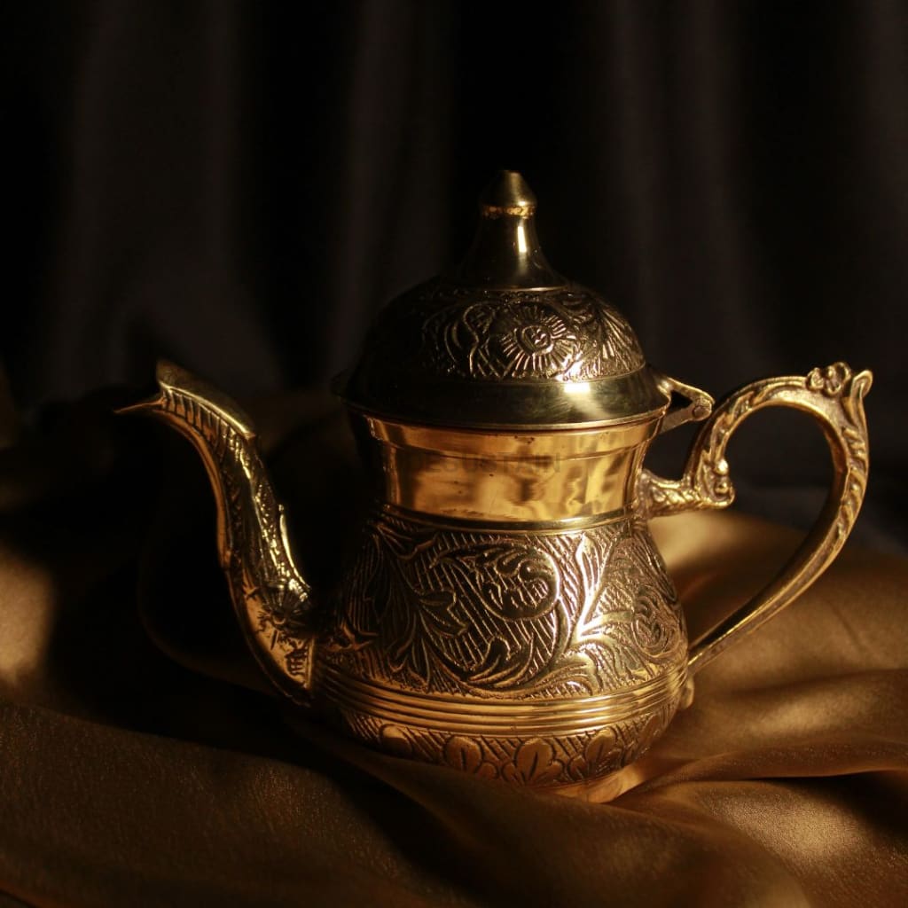 Gold Brass Tea Set | Coffee Beverage