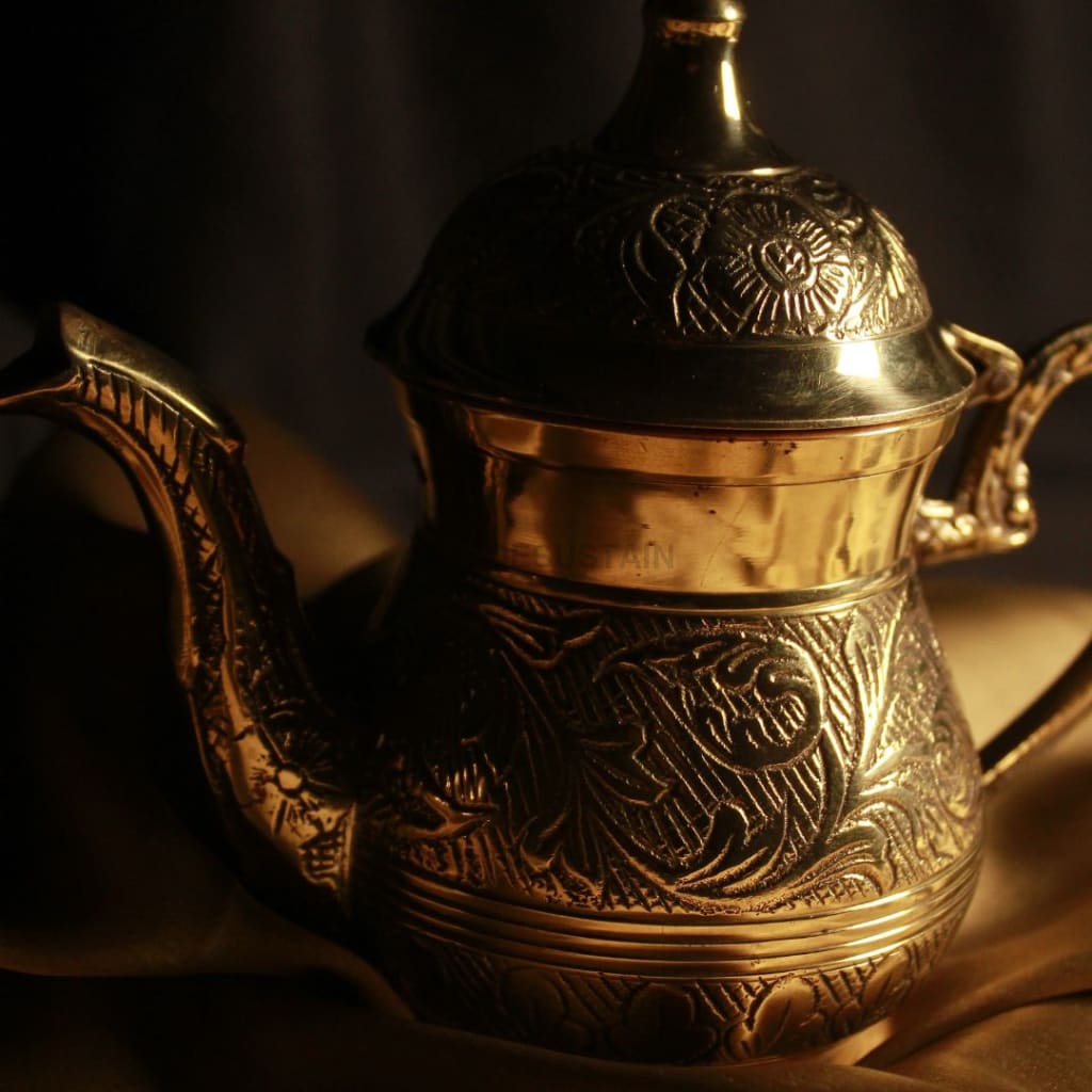 Gold Brass Tea Set | Coffee Beverage