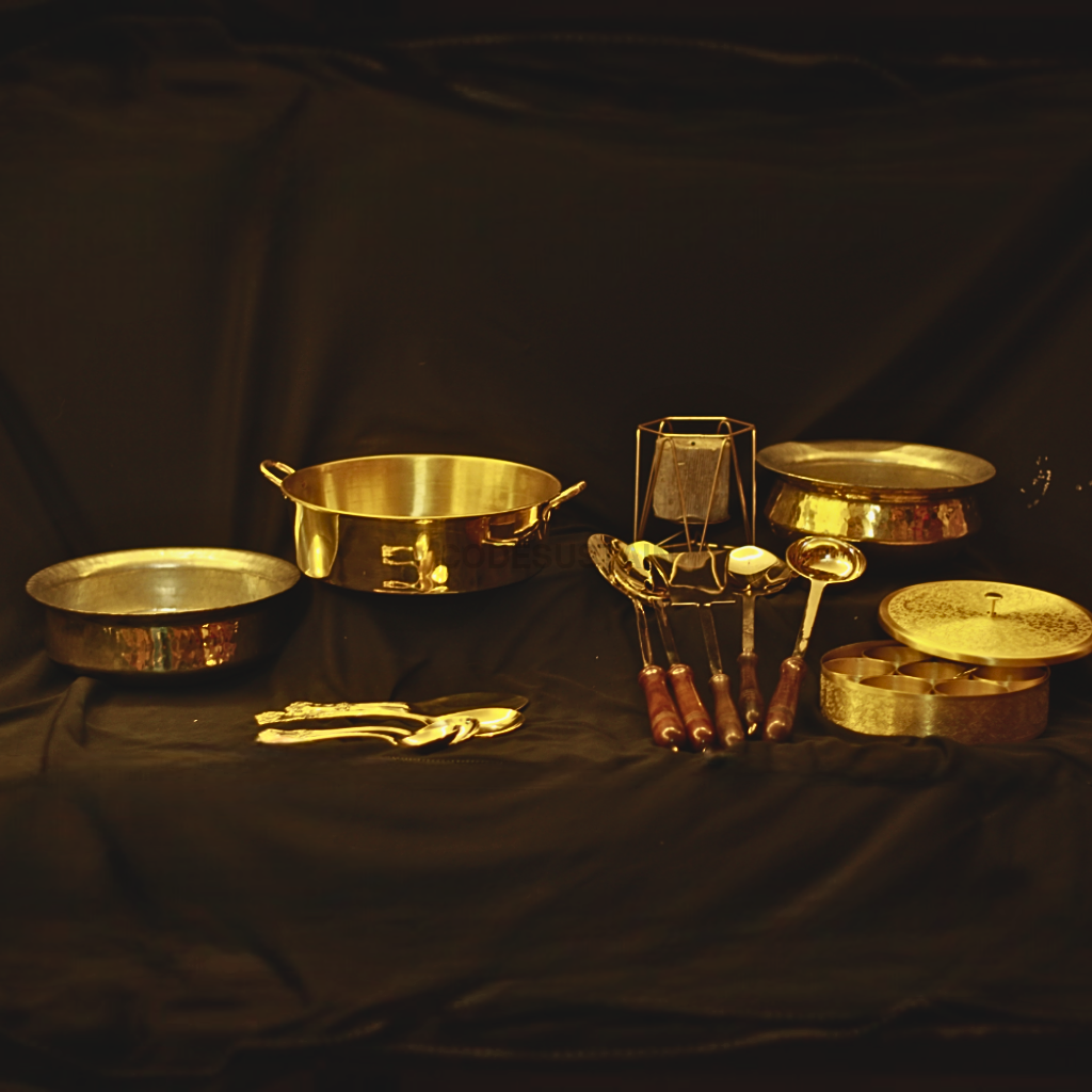 Handmade Brass Lagaan | Pital Lagaan for Cooking Cookware