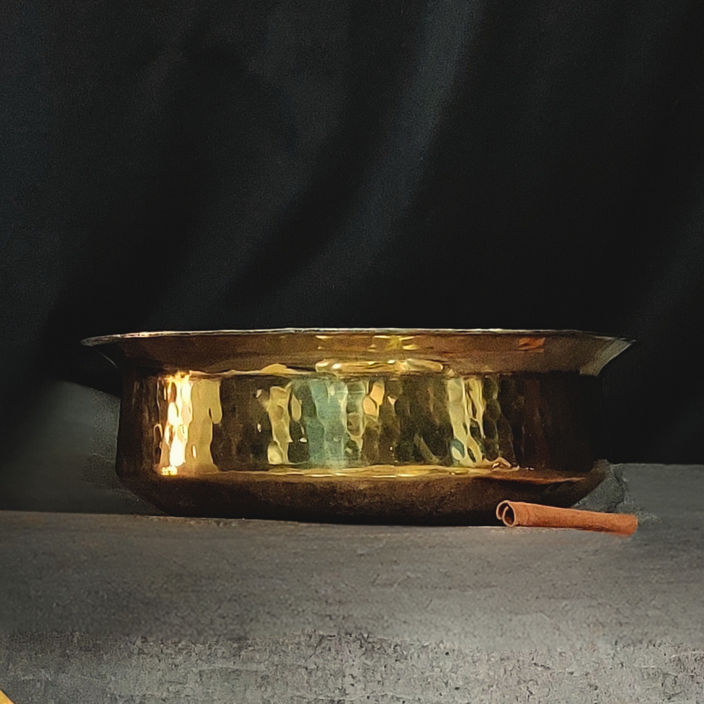 Handmade Brass Lagaan | Pital Lagaan for Cooking Regular Cookware