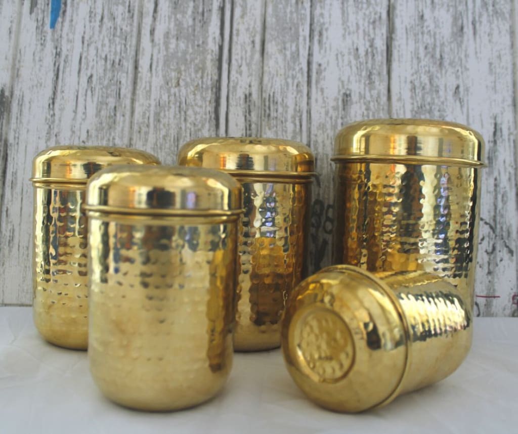 Brass Containers | Ays Collection Serveware