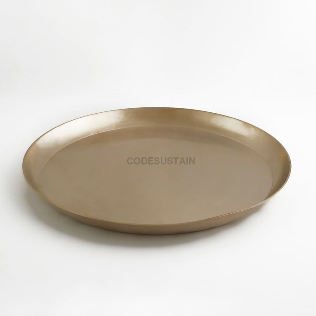 Ayās Vintage Kansa Dinner Thali (12-inch) - Codesustain