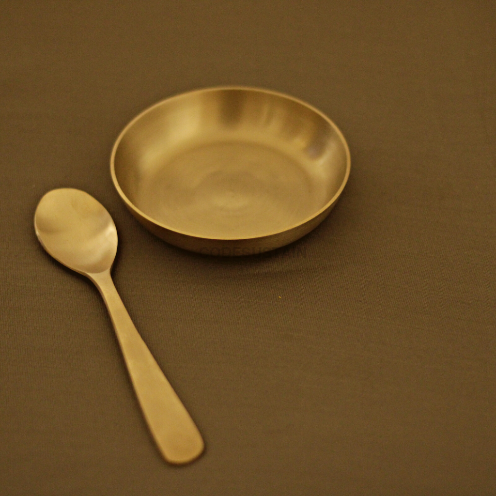 Handmade Kansa Thali Set | Dinner Ays Collection Serveware
