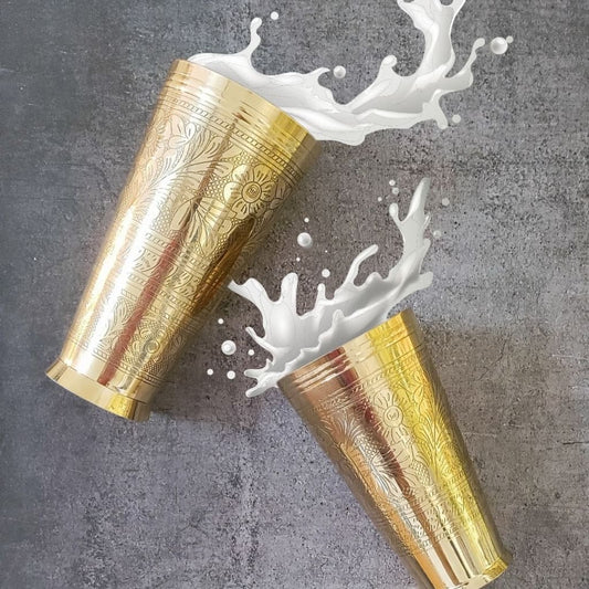 Ayās Rustic Jumbo Patiala Glass | Holi Special Edition - Codesustain
