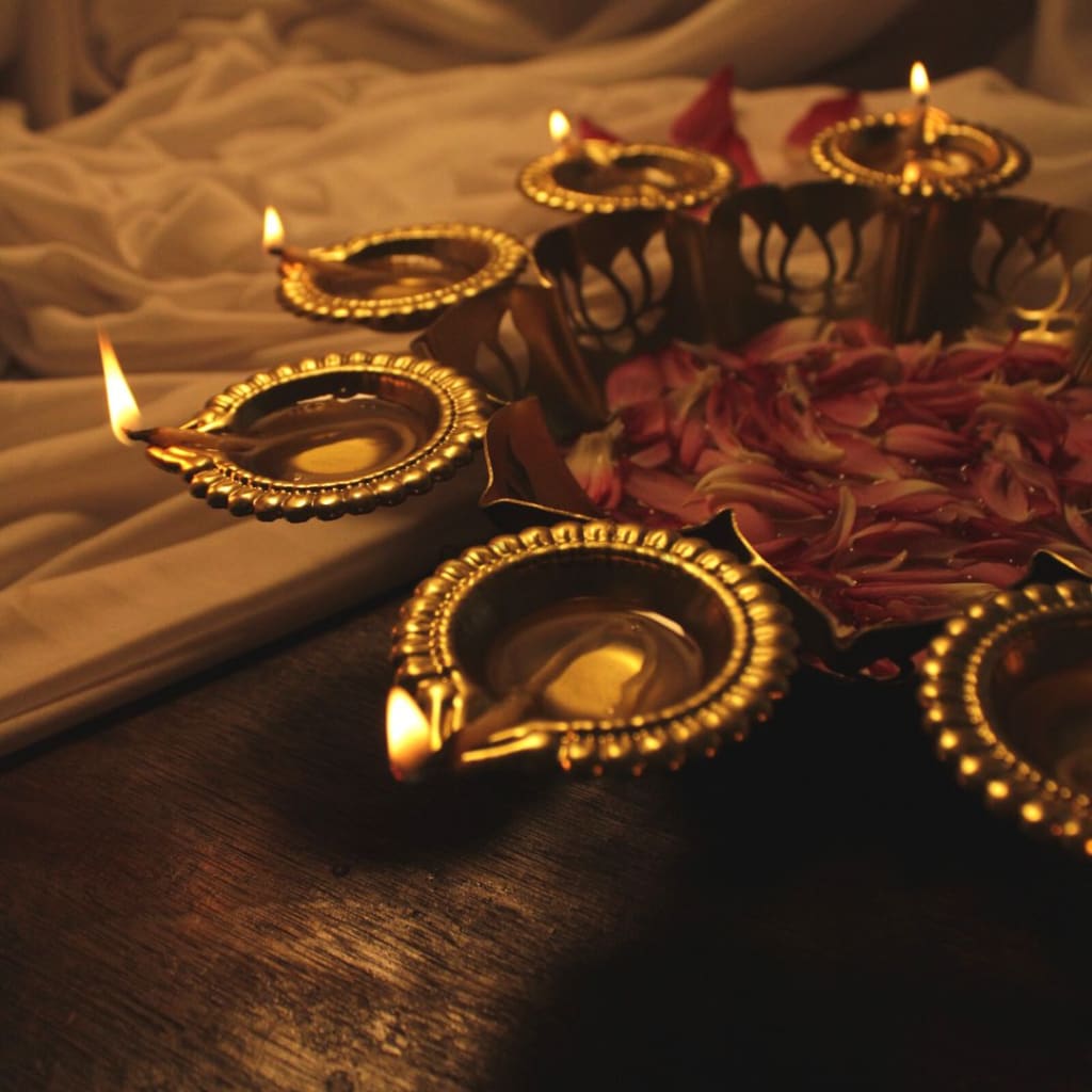 Lotus Urli With Tealight | Diya Holder