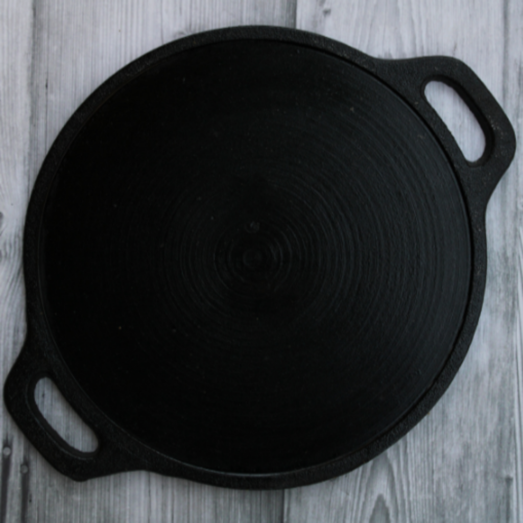 Lohā Pre - Seasoned Single Handle Cast Iron Tawa || 12 Inches - Codesustain