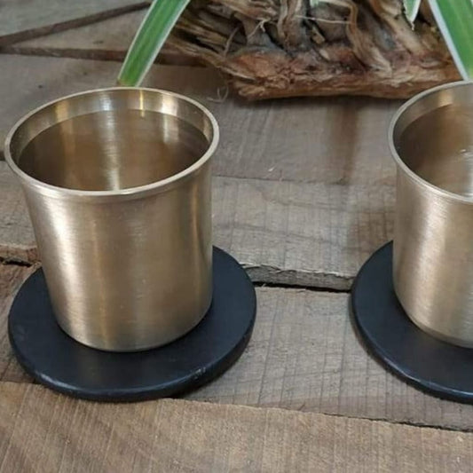 Longpi Black Pottery Handmade Coasters (Set of 4) - Codesustain