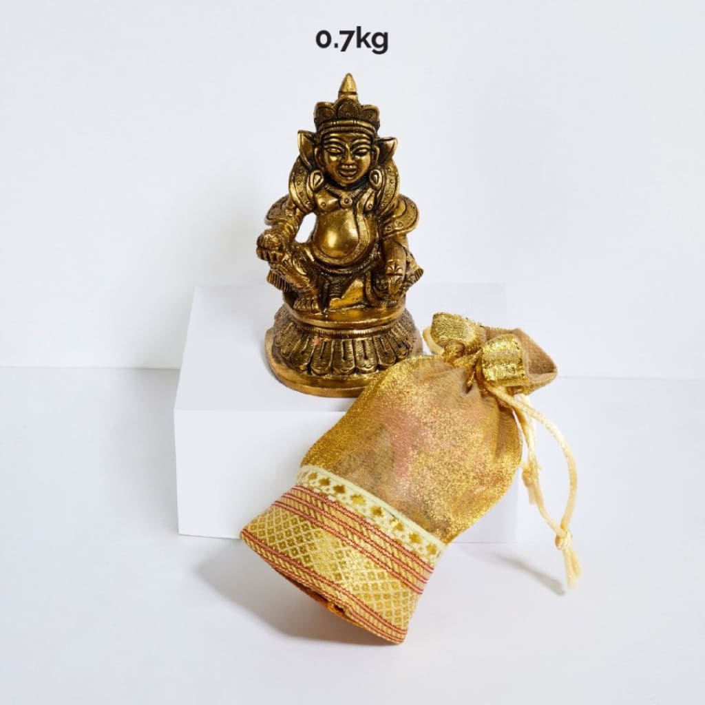 Yamas Lord Kuber Idol with Dhan Potli l Energized Kuber - Codesustain