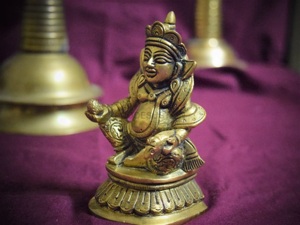 Yamas Lord Kuber Idol with Dhan Potli - Codesustain