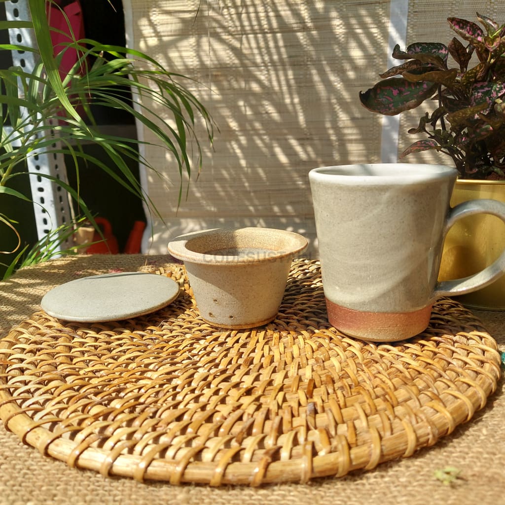 Luxury Round Cane Place Mats | Tablemats Kaca Collection