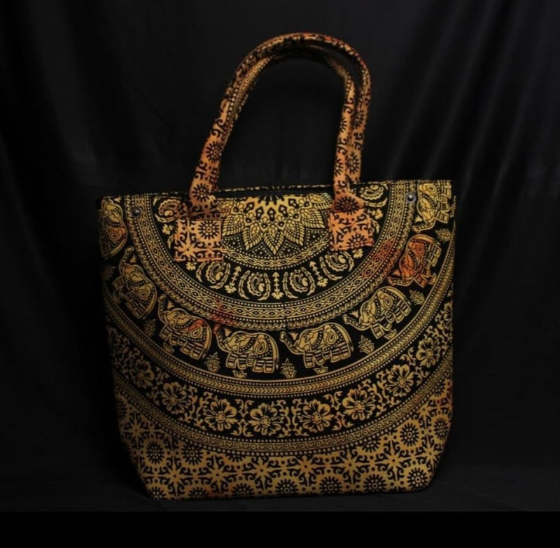 Mandu Cotton Tote Bag | Carry It All Bag - Codesustain
