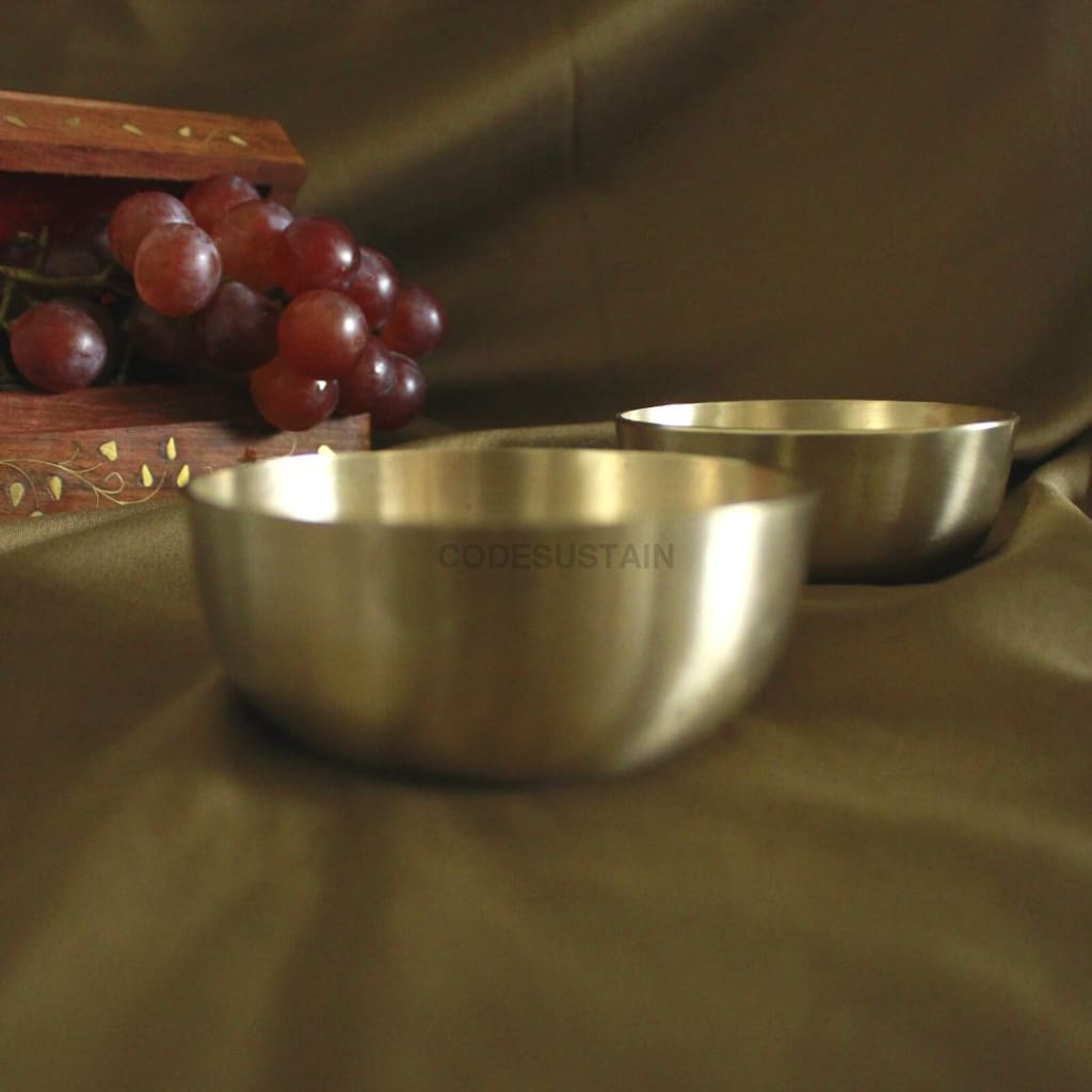 Contemporary Kansa Thali Set | Dinner 11 Inches