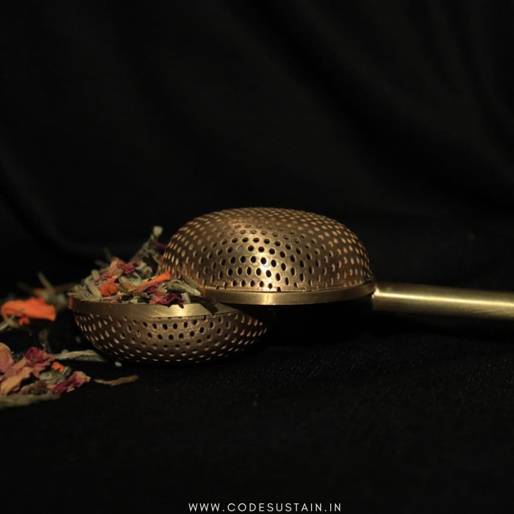 Brass Tea Infuser | Strainer Strainers