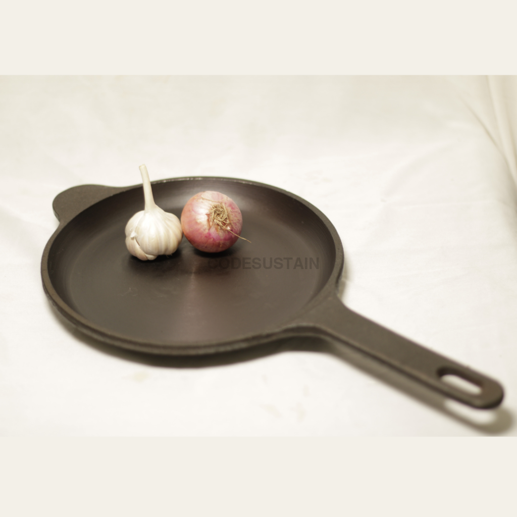 Lohā Cast Iron Pre - Seasoned Smooth Finish  Mini Skillet | Tadka Pan | Omlete pan with handle - Codesustain Ventuures Pvt Ltd