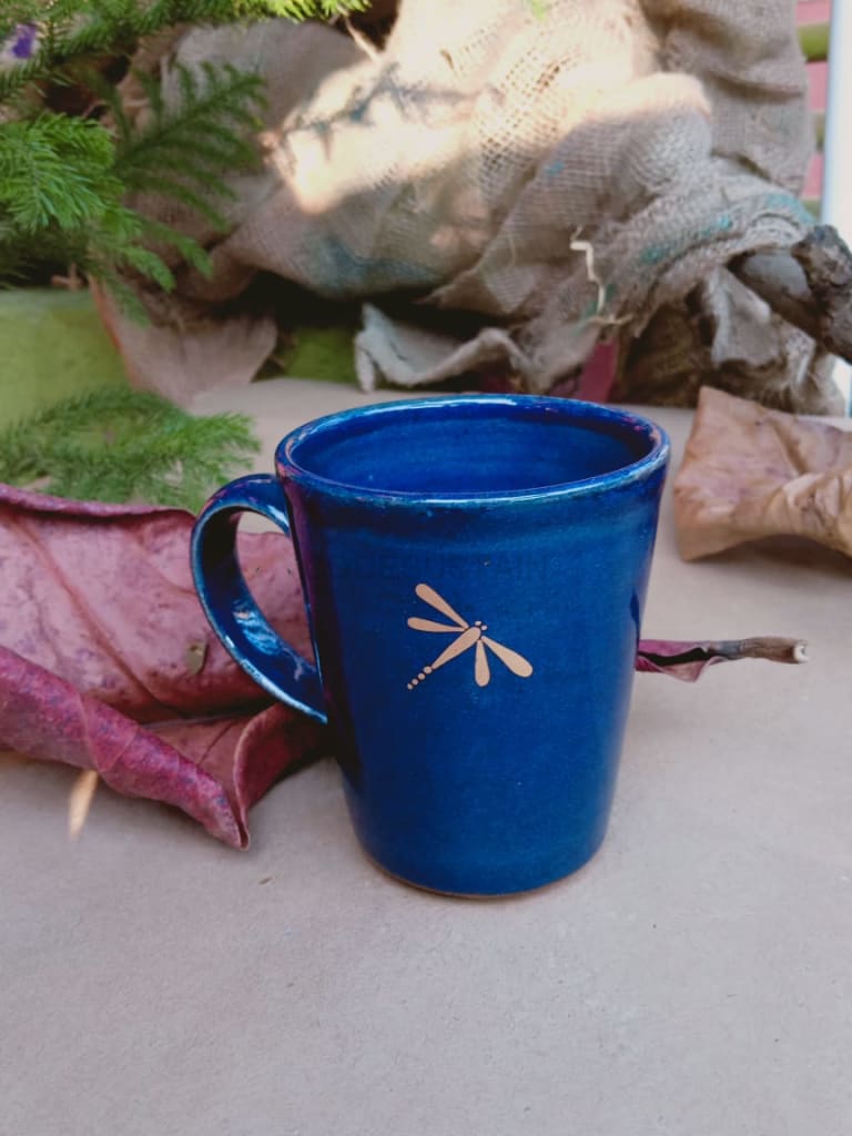 StoneLuxe Dragon Fly Gold Handcrafted Coffee Mug - Codesustain