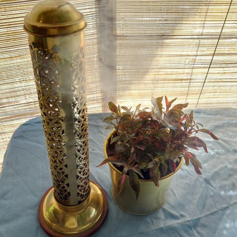 Veda Golden Brass Incense Holder - Codesustain