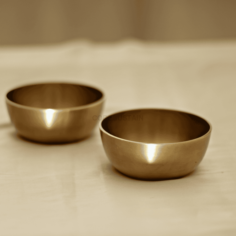 Antique Kansa Dip Bowls | Katori - Set Of 2 Serveware