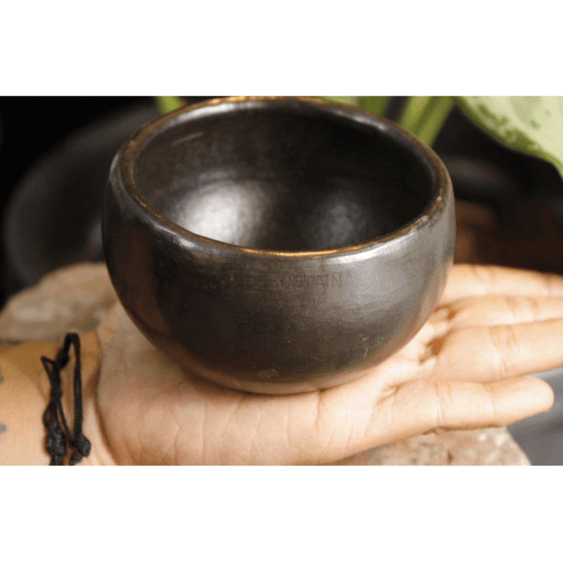 Longpi Black Pottery Dip Bowl | Katori Bowl - Codesustain