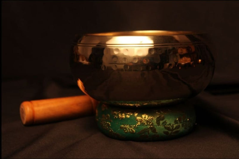 Mandu Handcrafted Tibetan Brass Singing Bowl | Hammered Healing Meditation Singing Bowl - Codesustain