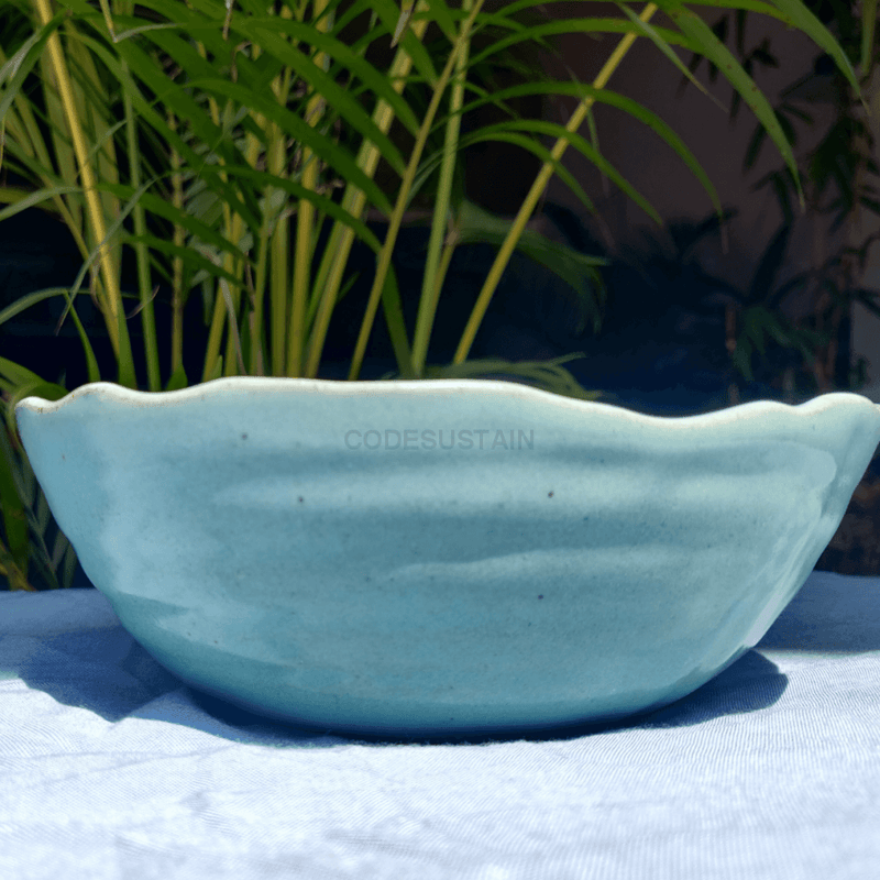 StoneLuxe Classic Boat Shaped Dinner Bowl l Curry Serving Bowl - Codesustain