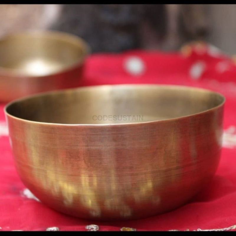 Sudha Antique Brass Katori | Set of 2 - Codesustain
